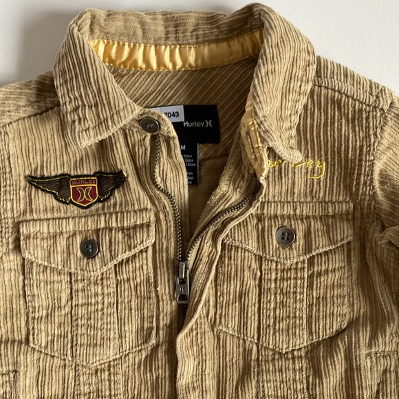 Hurley Corduroy Zip-Up Overshirt 12 Months - Picture 11 of 12
